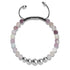 Lila Achat | Silber | Balance Edelstein Makramee Armband